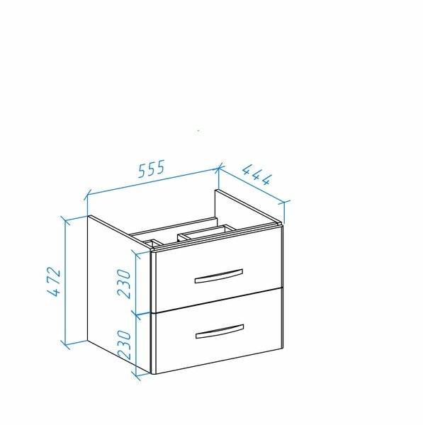 Тумба под раковину Bellezza Рокко 60 4635309670034